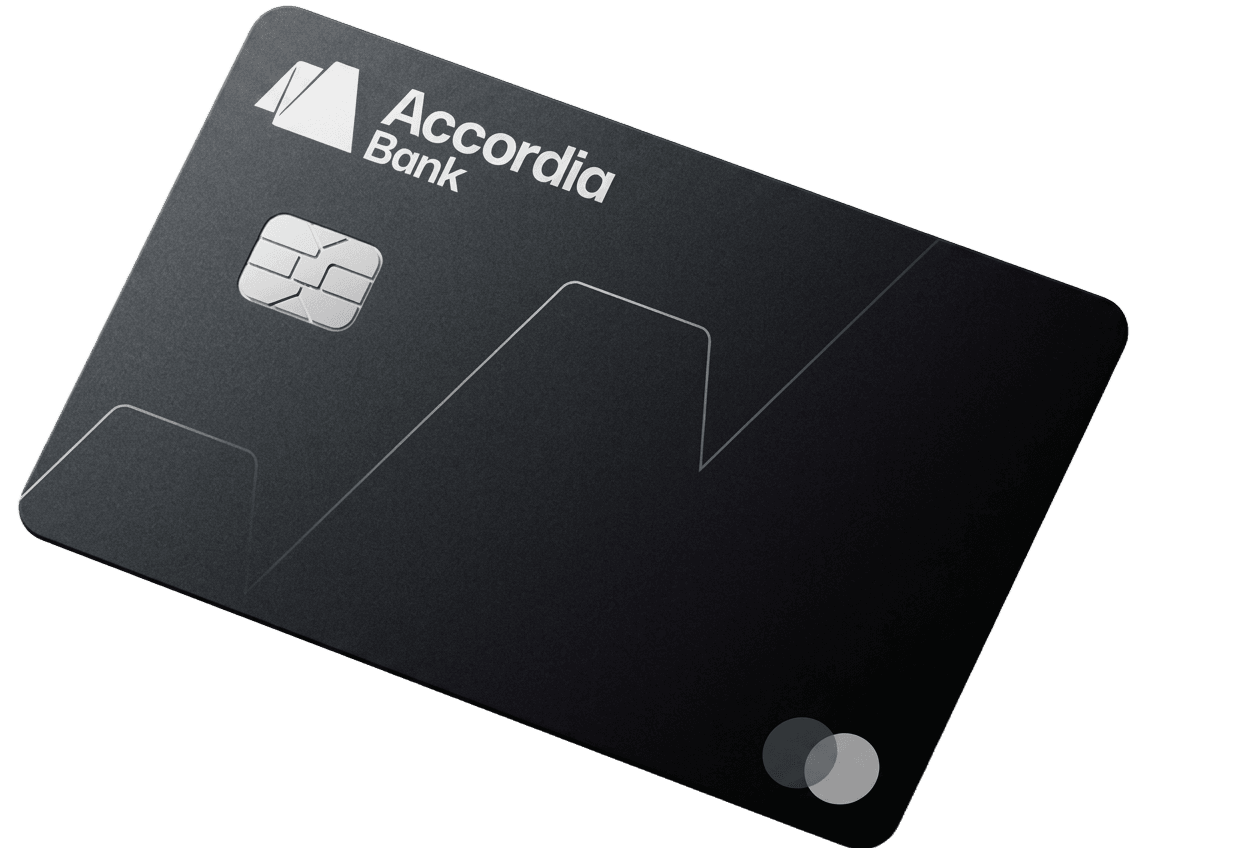 Accordia Bank black credit card